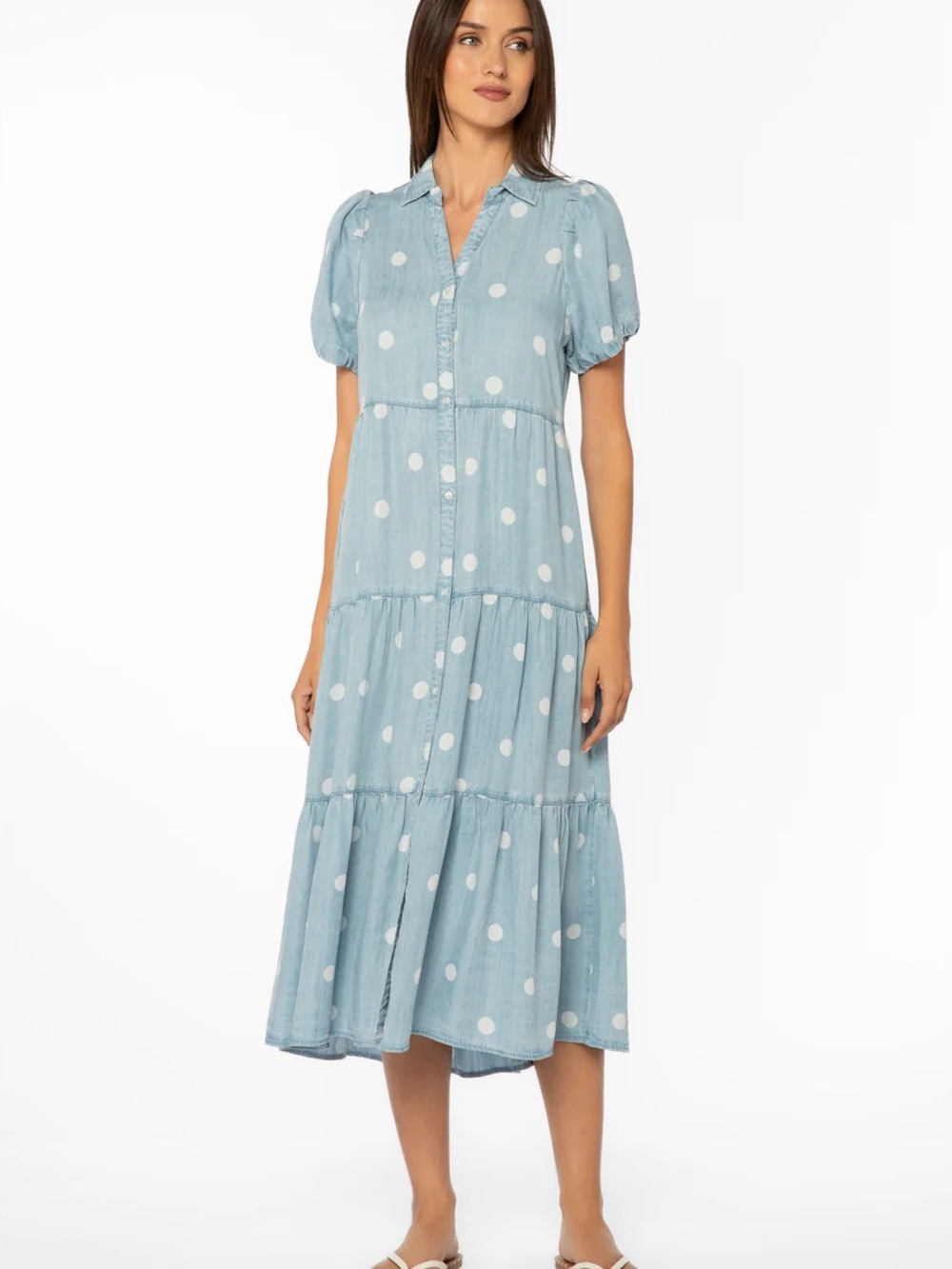 Velvet Heart Polka Dot Dress